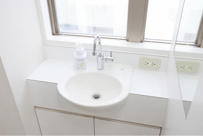 天王寺矯正歯科クリニックの待合室・受付